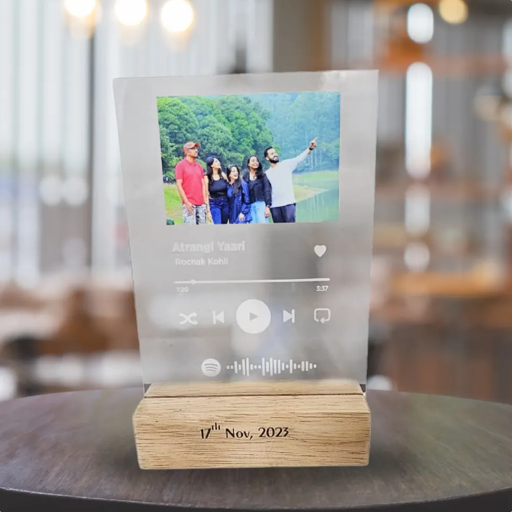 Buy Personalized Spotify Frame with Stand Online